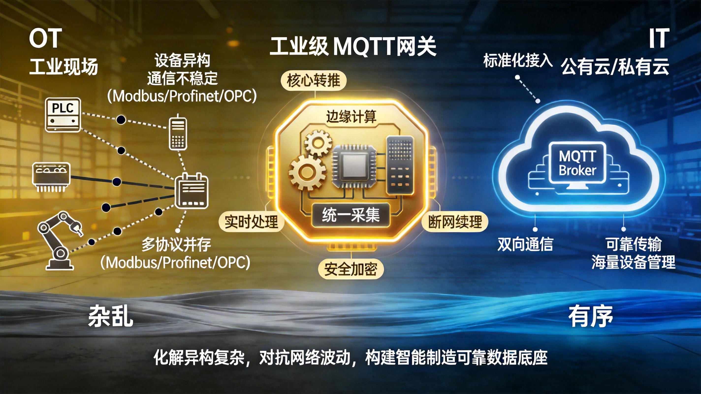 工業物聯網平臺，為何離不開MQTT網關？